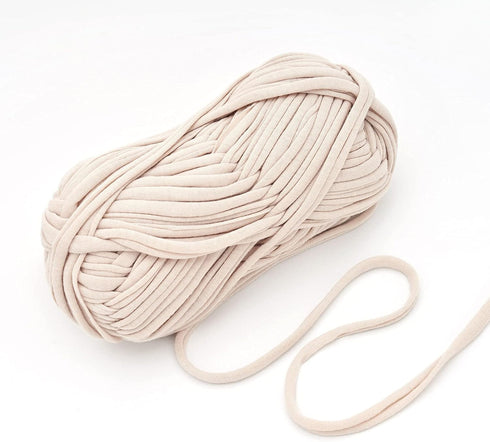 NICEEC 2 Skeins Soft T-Shirt Yarn for Crochet & Knitting -Easy Crocehted Solid Color Fabric Cloth Yarn for Handmade DIY Crafts - Bag, Basket, Cush...