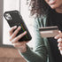 ENCASED Protective Wallet Case Designed for iPhone 14 with Card Holder and Screen Protector (4 Credit Cards/IDs) - Black......
