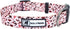 Bagel & Friends Matching Dog Collar & Leash Set XSmall, Small, Medium, Large for boy, Male, Female, Girl Dogs and Puppy (Medium, Speckled in Pink)...