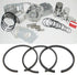 3Pcs Piston Ring, Air Compressor Piston Ring Pneumatic Drive Airtight for 55mm Cylinder Diameter...