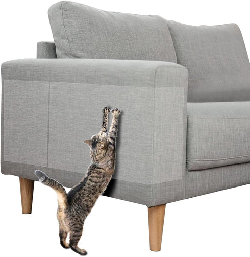 Couch Protector for Cats, 12 Pack Double Sided Sofa Anti Scratching Sticky Tape, Cat Scratch Deterrent Tape Corner Anti Cat Scratch Furniture Prot...