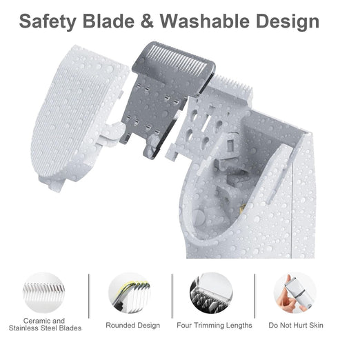Dog Clippers for Grooming - Cordless Pet Nail Grinder for Small Dog Cat Rabbit Grooming Supplies, Low Noise Dog Clippers for Trimming Hair on Paws...