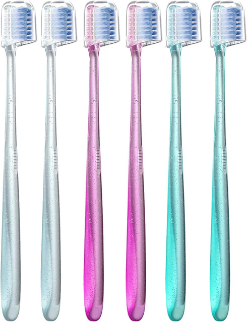 V-Shaped Orthodontic Toothbrush for Braces, Soft Bristles, 6 Count, No Interdental Brushes Included...
