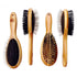 Double Sided Dog Brush - for Long or Short Haired Dogs and Cats Natural Bamboo Eco Friendly Pet Grooming Dual Sided Pin and Bristles for Desheddin...