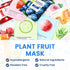 AMY'S DIARY 6 PCS Real Hyaluronic Acid Nature Face Masks Skincare, Vitamin C and E, Chamomile, Korean Beauty Essence Facial Paper Sheet Mask for S...