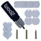 Silhouette 3-in-1 Etching/Engraving Tool Kit with Precision, Normal, and Blunt Tips and Metal Stamping Blanks for use in Cameo 1, 2, and 3, Curio,...