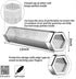Hexagon Pellet Smoker Tube,12 inch Stainless Steel BBQ Wood Pellet Tube Smoker for Cold Smoker,5 Hours of Billowing Smoke-for Any Grill or Smoker,...