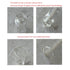 4ml Clear Glass Vials with Screw Caps and Plastic Stoppers, 1 Dram Small Liquid Sample Vial, Leak-Proof Vial, 25PCS...