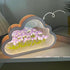 Tulip Night Light Mirror,DIY Tulip Cloud Desk Lamp LED Handmade Tulip Table Lamp (Purple)...