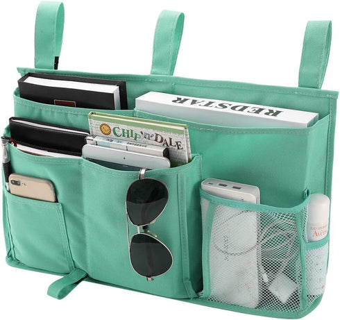 Bseash Bunk Bed Organizer, Bedside Caddy Hanging Bed Organizer Storage Bag 8 Pockets, for College Dorm Rooms Bed, Hospital Bed, Baby Bed Rails, 60...