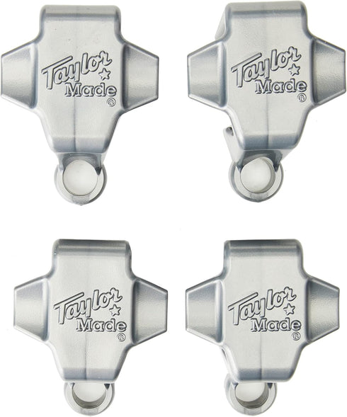 Taylor Made Pontoon Rail Fender Adjuster (4-Pack) - Fits Over 1" & 1-1/4" Square Pontoon Rails - Durable ABS Plastic - Clamps Securely - Simple He...