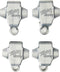 Taylor Made Pontoon Rail Fender Adjuster (4-Pack) - Fits Over 1" & 1-1/4" Square Pontoon Rails - Durable ABS Plastic - Clamps Securely - Simple He...