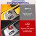 Gear Shift Knob Ring Cover Trim Compatible with Corvette C7 Stingray 2014-2019 Aluminum Alloy 1PCS Central Console Drive Mode Knob Ring Cover Trim...