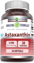 Amazing Formulas Astaxanthin 12mg Softgels Supplement | Non-GMO | Gluten Free (30)...