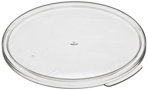 Cambro RFSCWC6 Camwear Clear Polycarbonate Round Lid for 6 qt and 8 qt Capacity Food Storage Container...