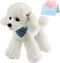 Athoinsu Realistic White Poodle Puppy Stuffed Animal Soft Adorable Hugging Puppy Dog Plush Toy Children's Day Holiday Birthday for Toddler Kids, 1...