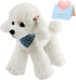 Athoinsu Realistic White Poodle Puppy Stuffed Animal Soft Adorable Hugging Puppy Dog Plush Toy Children's Day Holiday Birthday for Toddler Kids, 1...