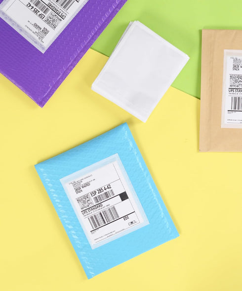100 PCS 4.5"x 5.5" Clear Self-Adhesive Packing List Envelopes - Shipping/Mailing Pouch Enclosed Bags for Packing Slips Invoice Label...