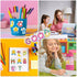 52pcs Alphabet Letter Stickers Colorful Letters and Numbers Stickers Vinyl Waterproof Stickers for Kids for Journaling Water Bottle Skateboard Lap...