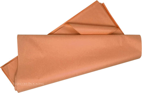 Flexicore Packaging |Orange Gift Wrap Tissue Paper | Size: 15 Inch X 20 Inch | Count: 10 Sheets | DIY Craft, Art, Wrapping, Crepe, Decorations, Po...