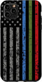 iPhone 11 Pro Max Police Military and Fire Thin Blue Green Red Line Flag Case...