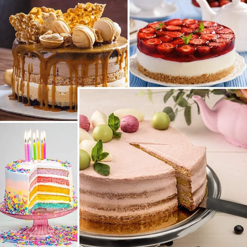 4 Pcs Layer Cake Pan Set, 6 Inch Silicone Round Cake Mold Rainbow Non-Stick Baking Tins for Jumbo Whoopie Pie Cake Vegetable Pancakes Taco Shells ...