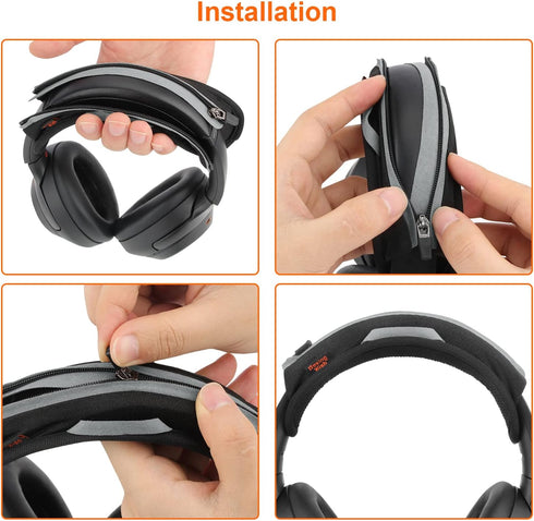 Desing Wish Universal Replacement Headphone Headband Cover, Headband Cushion Pad Cover Compatible with Sony, Bose, Beats, JBL Head Band Protector ...