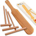 Crepe Spreader and Spatula Kit,Professional Crepe Pan Maker Tools,Soft and Flexible to Fit Any Crepe Pan Maker,Crepes Spreader Set,Crepe Spatula S...
