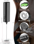 Electric Milk Frother Handheld, Coffee Frother Battery Operated Foam Maker Frother for Coffee, Frappe, Latte, Matcha, Protein Powder-Black...