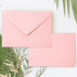 Whaline 50Pcs Pink A7 Invitation Envelopes Set Pink Greeting Card Envelopes V-Flap Envelopes Gift Card Sleeves for Mailing Envelopes Sending Card,...