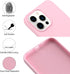 Designed for iPhone 13 Pro Max Case, Silicone Ultra Slim Shockproof Phone Case with Soft Anti-Scratch Microfiber Lining, [Enhanced Camera Protecti...