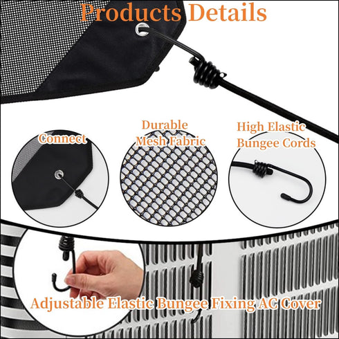 Central Air Conditioner Cover for Outside Units 32 x 32 -Durable AC Cover Defender Outdoor?Leaf Guard Mesh Air Conditioner Cover (32" x 32")...