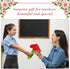 Gueevin 24 Pcs Flower Pens Gifts Mothers Day Artificial Rose Pens Creative Black Ink Pens Bulk Wedding Birthday Party Favors Office School Gift Su...