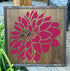 Large 12x12 Inch Dahlia Stencil for Painting on Walls,Wood, Canvas, Paper, Fabric and Furniture - Flower Stencil - Stencils for Crafts Reusable - ...