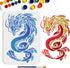 Dragon Stencil 11.7×8.3inch Large Water Dragon Stencils for Painting with Paint brush Reusable Chinese Dragon Drawing Template for DIY Craft Furni...