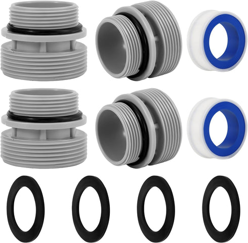 4pcs Filter Hose Conversion Kit, Above Ground Pool Adapter for Intex Pool 40mm to 1 1/2 Inch Conversion Kit Hose Conversion Adapters Kit Compatibl...