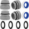 4pcs Filter Hose Conversion Kit, Above Ground Pool Adapter for Intex Pool 40mm to 1 1/2 Inch Conversion Kit Hose Conversion Adapters Kit Compatibl...