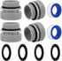 4pcs Filter Hose Conversion Kit, Above Ground Pool Adapter for Intex Pool 40mm to 1 1/2 Inch Conversion Kit Hose Conversion Adapters Kit Compatibl...