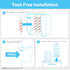 TotalMount Hole-Free Remote Holder – Eliminates Need to Drill Holes in Your Wall (for 2 or 3 Remote Controls – White – Quantity 1)...