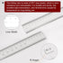 2pcs Film Flexible Ruler 60cm 0.1mm Scale with R Angle & Width Lines PET Plastic Folding Straight Ruler Calibration Soft Ruler Measuring Tool for ...
