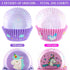ASTARON 200 Pcs Cupcake Liners for Party Cup Cake Baking Cups Cupcake Case Rainbow Cup Cake Liners for Decorations Girl Kids Birthday Supplies (Li...