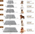 Mora Pets Dog Bed Crate Pad Ultra Soft Pet Bed with Cute Star Print Washable Crate Mat for Large Medium Small Dogs Reversible Fleece Dog Crate Ken...