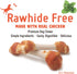 Chicken Dog Chew Bones Medium, Rawhide Free, Grain Free, Made with Real Chicken & Wholesome Vegetables, Knotted Bones Medium 5pcs/pack...