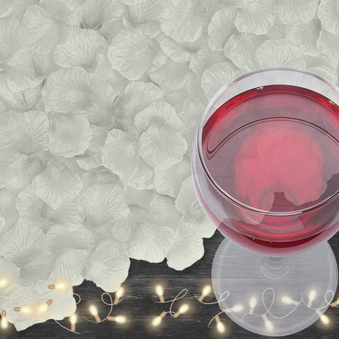 4500 Pack White Rose Petals,Artificial Roses Flower Petals for Romantic Night,Valentine's Day and Weddings...
