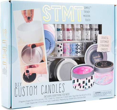 STMT D.I.Y. Custom Candles, Candle Maker Kit, DIY Candle Making Set, Make Your Own Candle Starter Kit for Kids, Ages 8+, Colors may vary...