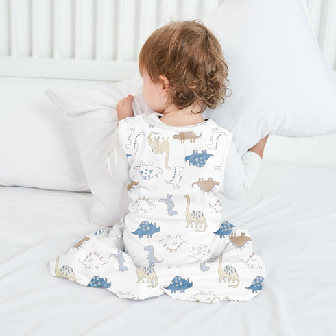 Rayon from Bamboo Sleep Sack Baby Wearable Blanket 0.5 Tog Soft Kids Sleeping Bag Toddler Sleeveless 0-6 Months Infant Newborn Swaddle Blanket 2-W...