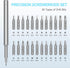 Precision Screwdriver Set, 25 in 1 Mini Magnetic Small Screwdriver Set Case for PC, Eyeglasses, Computer, Electronic, Watch Repair Kit with Philli...