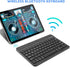 Portable iPad Keyboard 10th Generation, Small Bluetooth Keyboard for iPad 10th Generation Compatible with iPad Pro iPhone Samsung Tablet Keyboard ...