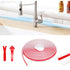 Daily Treasures 10Ft Molding Trim with Inner & Outer Corner Trowel,3M TPE Peel and Stick Baseboard Trim for Walls,Flexible Molding Trim Self Adhes...