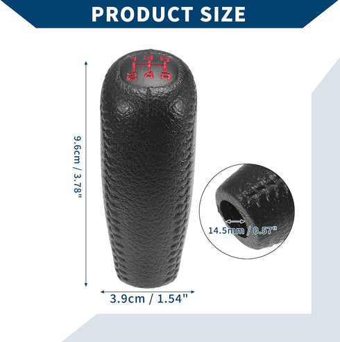 5 Speed Manual Gear Shift Knob for Acura Integra 1994-2001 / Front Automotive Gearbox Stick Shifter Lever Knob Durable Faux Leather / 1 Pcs Black ...
